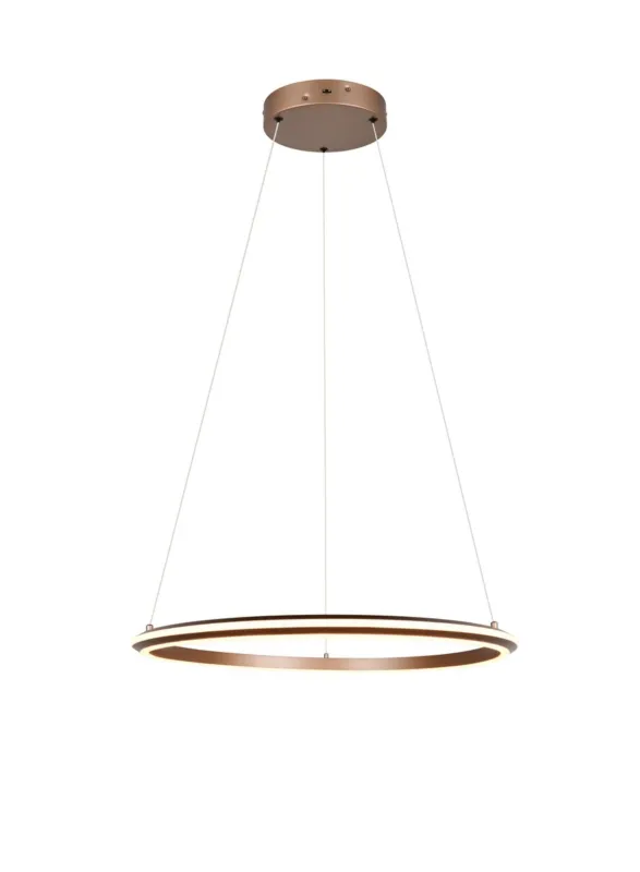 Lampa wisząca Amador brązowy i odcienie brązu LED zintegrowany 331019165 - Trio Dodaj do koszyka