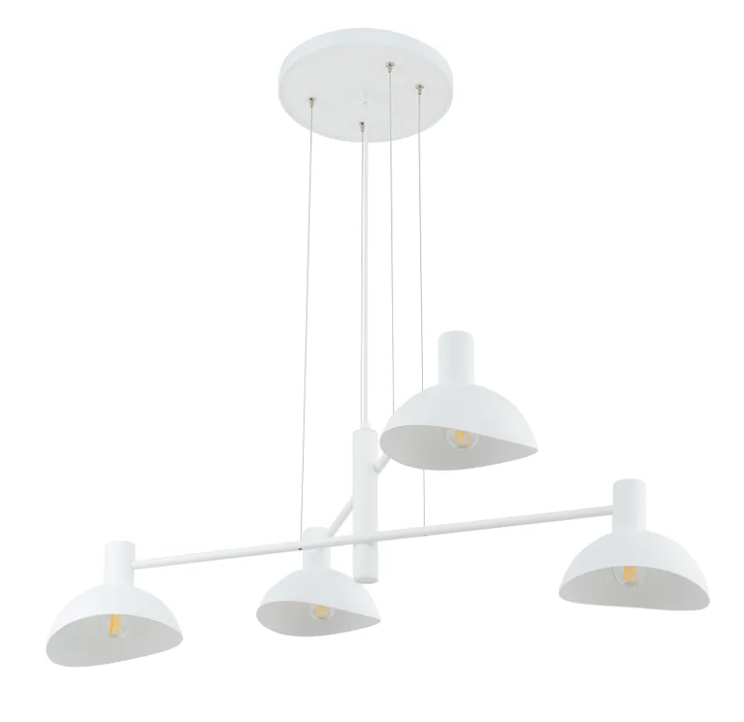 Bestseller Lampa wisząca ARTIS 4xE14 biała 40530 Sigma