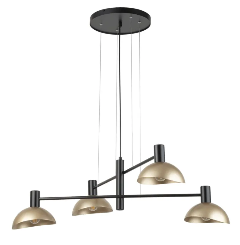 Lampa wisząca ARTIS 4xE14 czarna 40568 Sigma Dostępne od ręki