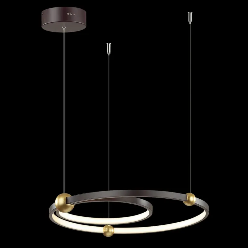 Hit cenowy Lampa wisząca Aurora No.2 50 cm 49W 3000K czarna Altavola Design