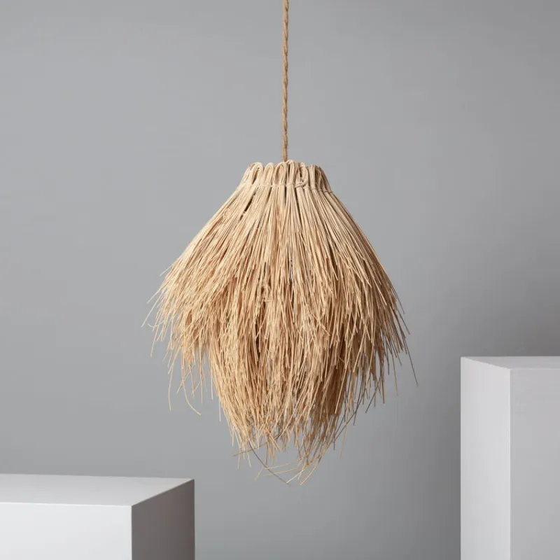 Szybka dostawa Lampa Wisząca Boho z Rattanu Ø35cm Abruzzo Felicita E27