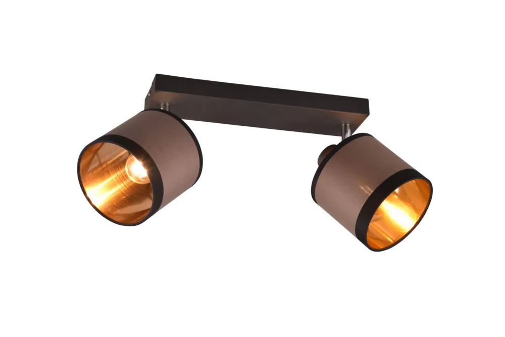 Premium Reflektor Davos czarny, szary i odcienie szarości E14 R81552041 - RL