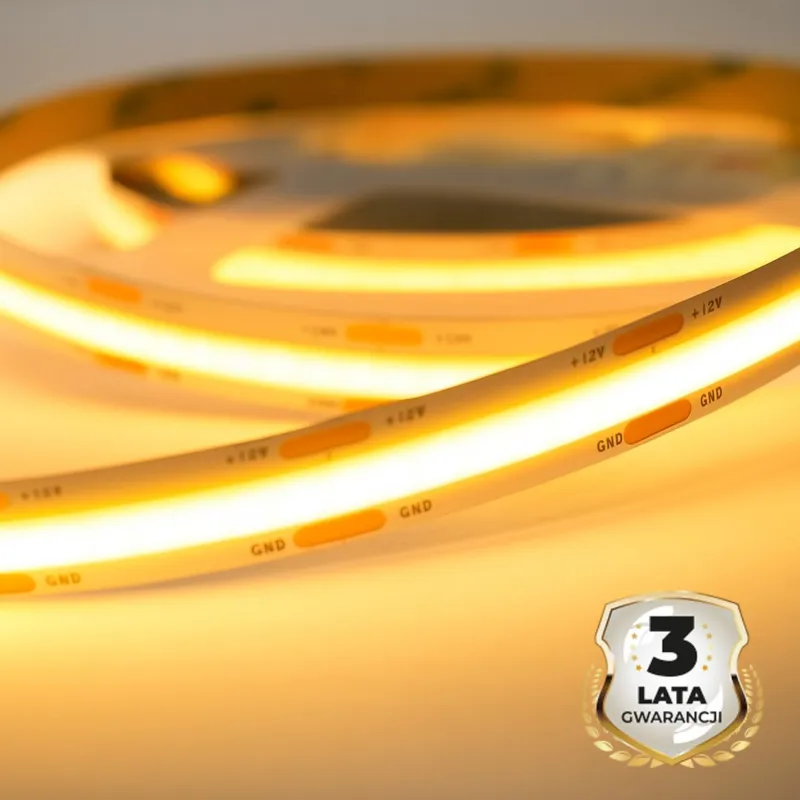 Taśma COB 5w/460lm/320/m 3000k IP20 12V 30m – Eko-Light Dodaj do koszyka