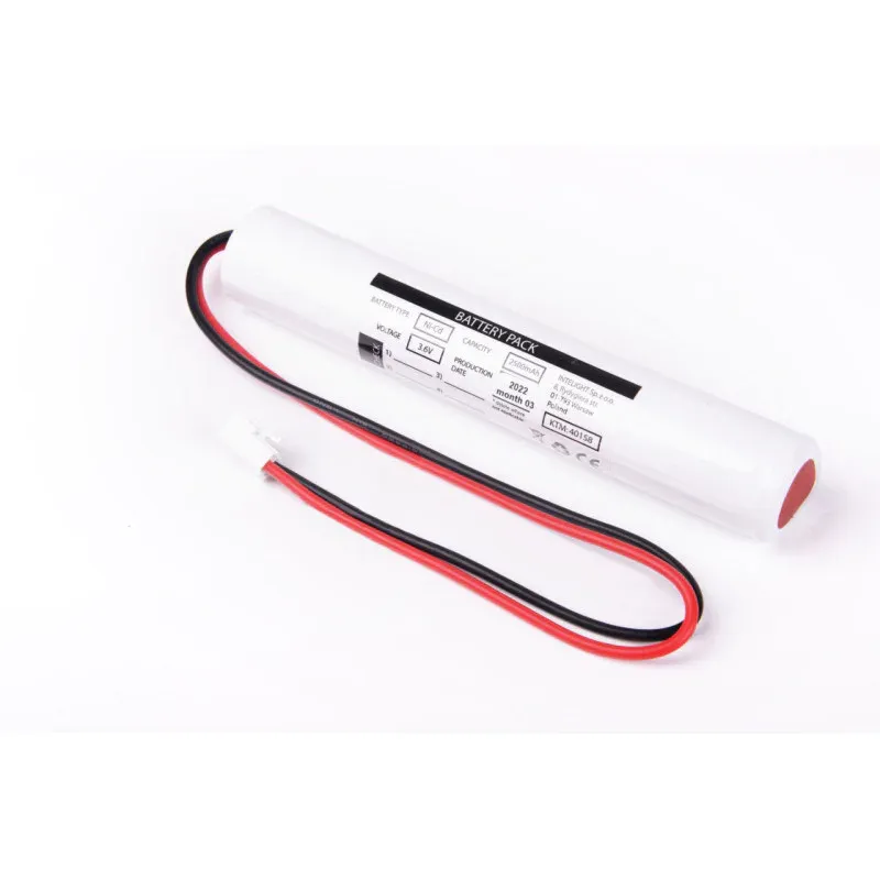 Premium Pakiet Akumulatorów Nicd 3,6V 2500Mah Ht Do Opraw Wars Panel 2W 2H / Cosmic 2H / Primus Tec 6-36 2H / 40158