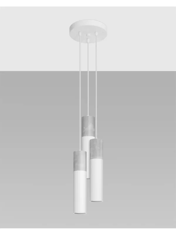 Lampa wisząca BORGIO 3P biały Oferta limitowana
