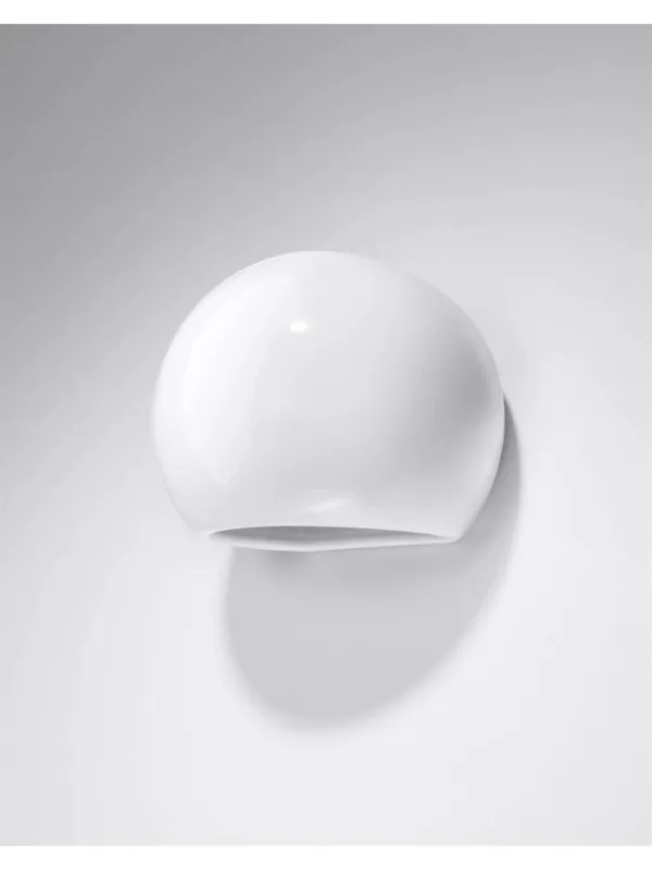 Wyjątkowa oferta Kinkiet lakierowany GLOBE biały połysk