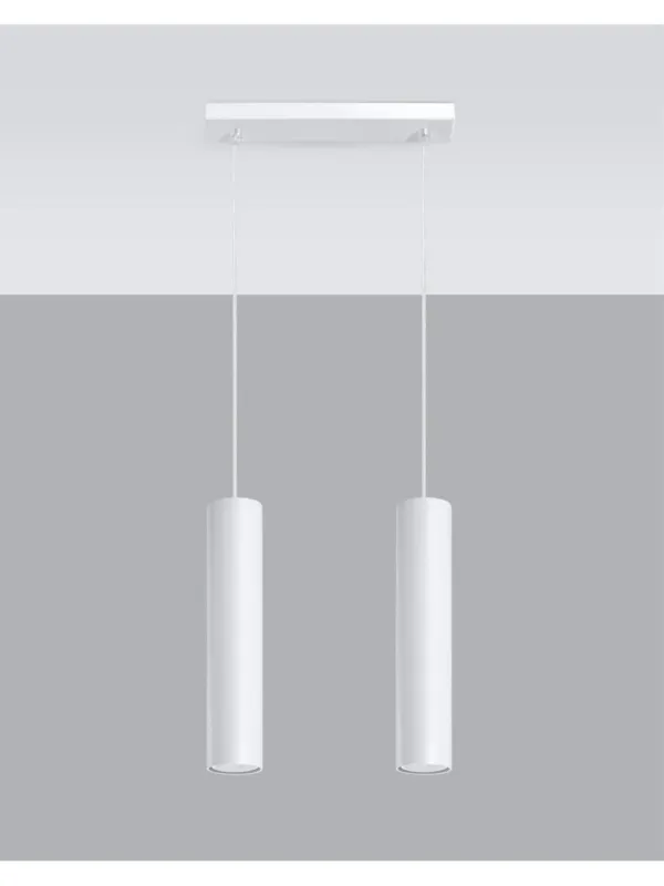Rabat Lampa wisząca LAGOS 2 biały