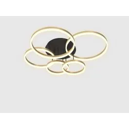 Bestseller AVIANO 9049-601 PERPIGNON PLAFON CZARNY MAT/ZLOTY