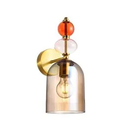 Kinkiet Light Prestige Tropea bursztynowy 1xE27 Tylko do końca tygodnia