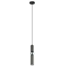 Italux Isidora lampa wisząca 1x25 W czarna-chrom-szary PND-14290-1-GR Dodaj do koszyka