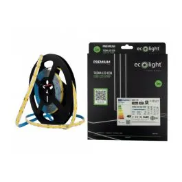 Bezpieczna płatność TASMA LED COB 24V 480 9W/M 6000K 1125LM IP67 5M EC61123