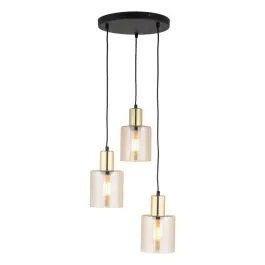 TK LIGHTING 6667 SIERRA GOLD AMBER 3 E27 LAMPA WISZACA Okazja