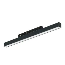 AZZARDO AZ6237 ALFA SAGA TRACK MAGNETIC 2LINE 24W CCT SWITCH DIM BK Łatwy zwrot