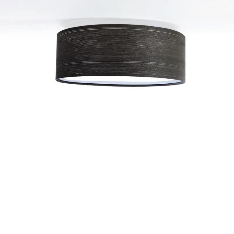 Wyprzedaż Lampa sufitowa - plafon tkanina, abażur do salonu sypialni 2xE27 (090-202) ręcznie robiony