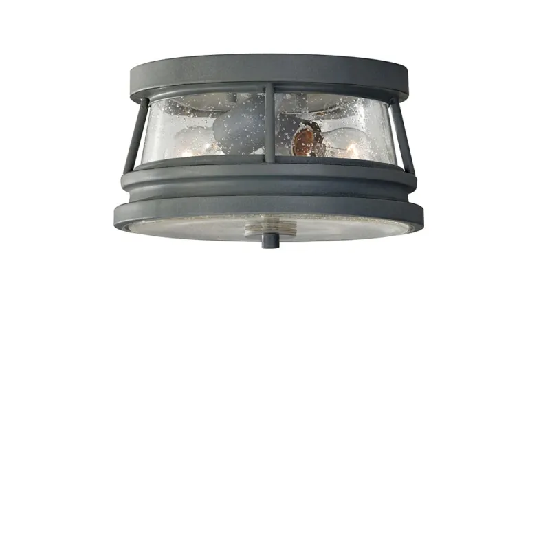 Dostępne od ręki Lampa sufitowa metalowa loftowa - latarnia w starym stylu 2xE27, Feiss (Chelsea Harbor)