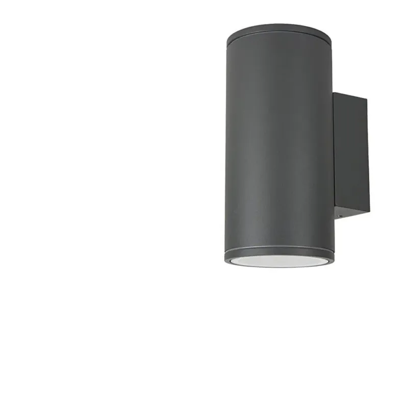 Kinkiet zewnętrzny grafit (tuba spot 19cm, 2x GU10) lampa na zewnątrz, SU-MA (Midi) 1457 Bezpieczne zakupy