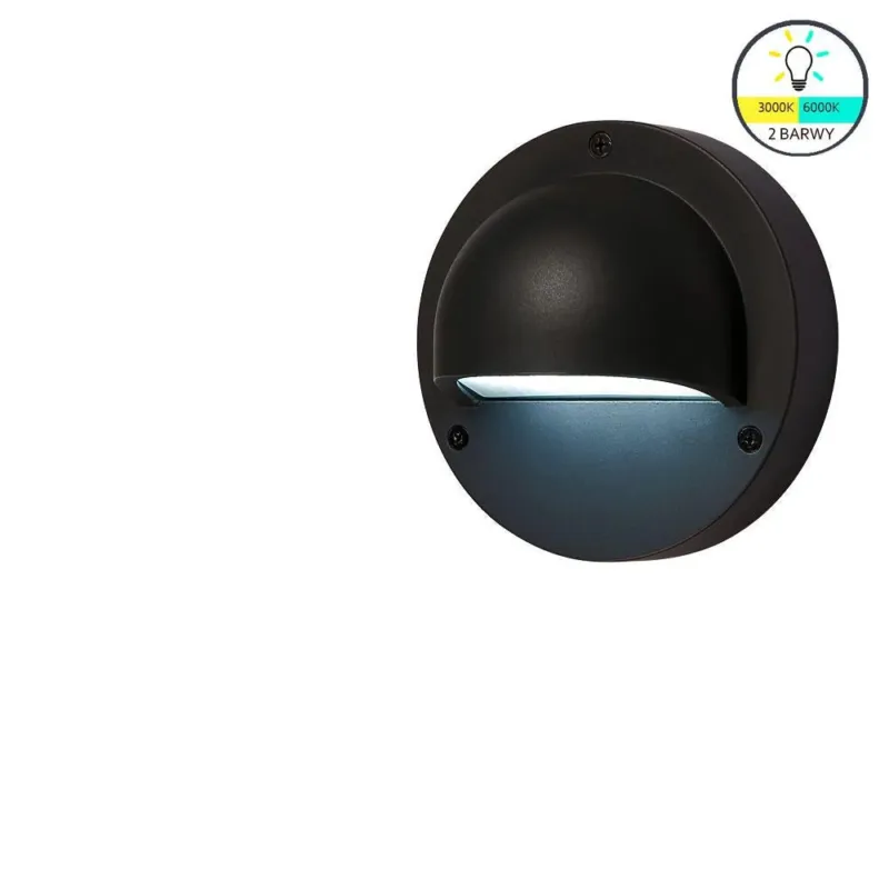 Dodaj do koszyka Lampa zewnętrzna - kinkiet, ogrodowa, czarny IP 44 (1W, 3000K/6000K) (system 12V LED) Deimos