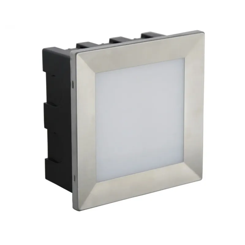 Lampa podtynkowa zewnętrzna (LED 3,5W) (Mur D04 13,5x13,5cm) SU-MA Dostępne od ręki