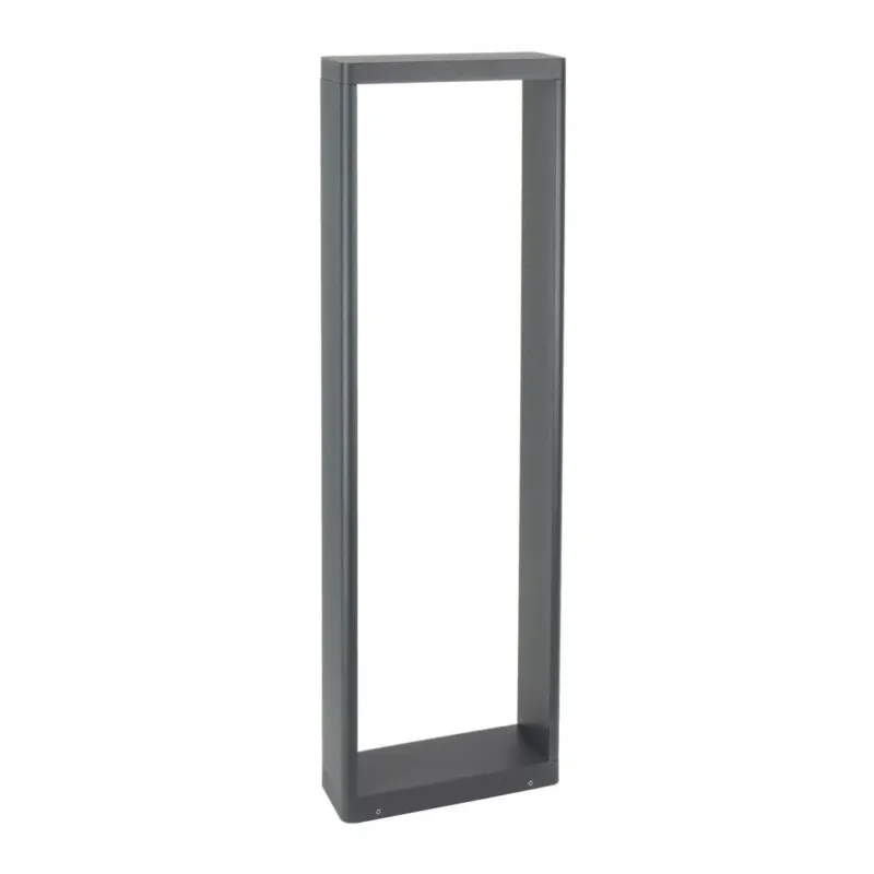 Najlepsza cena Zewnętrzna lampa ogrodowa stojąca Form B ramka LED z IP65 (ciemny popiel)