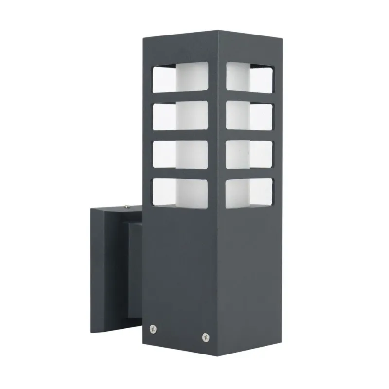 Lampa ścienna - kinkiet (Rado III) ogrodowa zewnętrzna (grafit/czarna/szara) (1x E27) SU-MA Ekspresowa dostawa