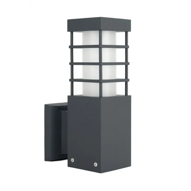 Kup teraz Lampa ścienna - kinkiet (Rado II) ogrodowa zewnętrzna (grafit/czarna/szara) (1x E27) SU-MA