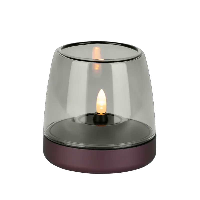 Cena promocyjna Kooduu Glow 08 Purple - Lampa stołowa / świecznik (do wewnątrz i na zewnątrz)