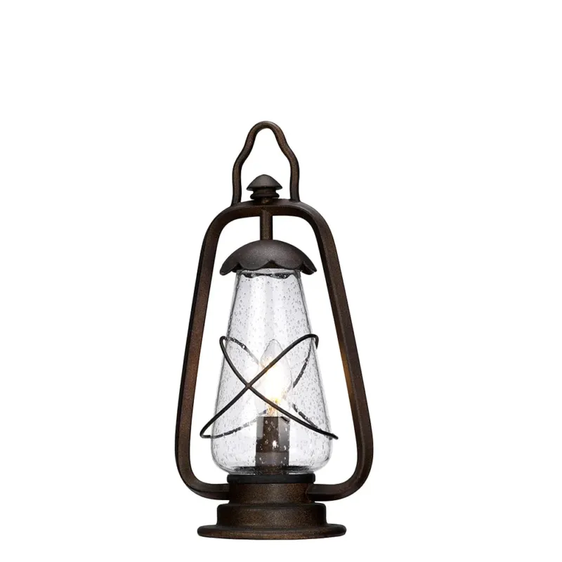 Bestseller Zewnętrzna latarnia, metalowa lampa stojąca, 1xE14 Elstead (Miners)