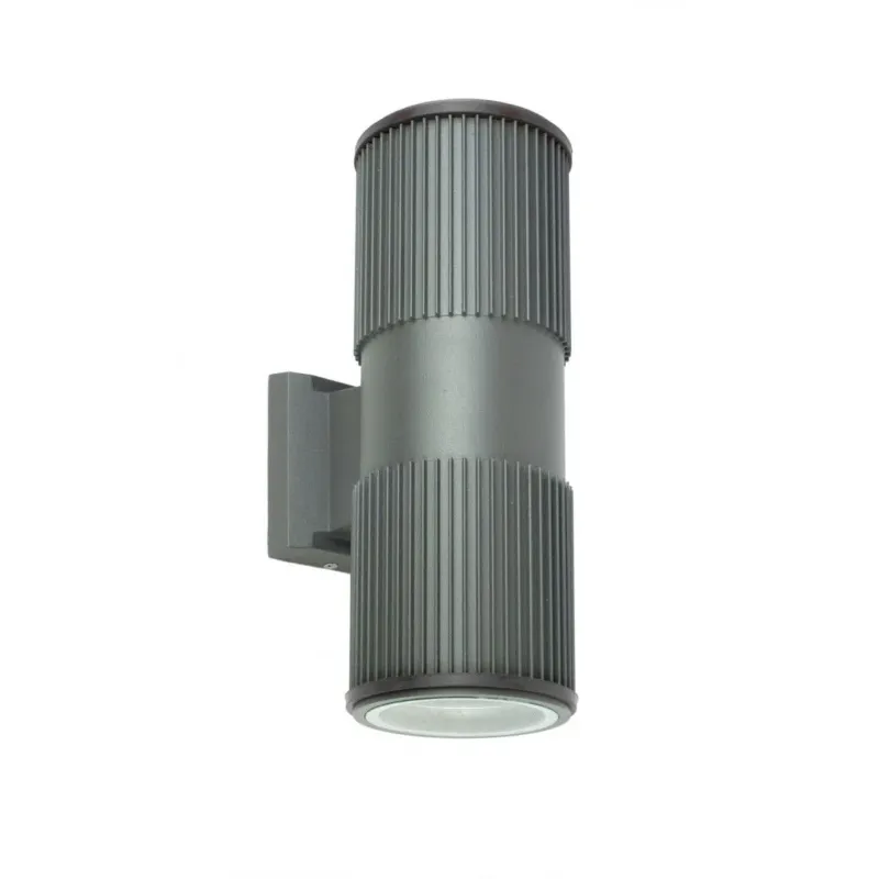Kinkiet zewnętrzny grafit (tuba spot 31,5cm, 2x E27) lampa na zewnątrz, SU-MA (Adela) 9001 Nowość