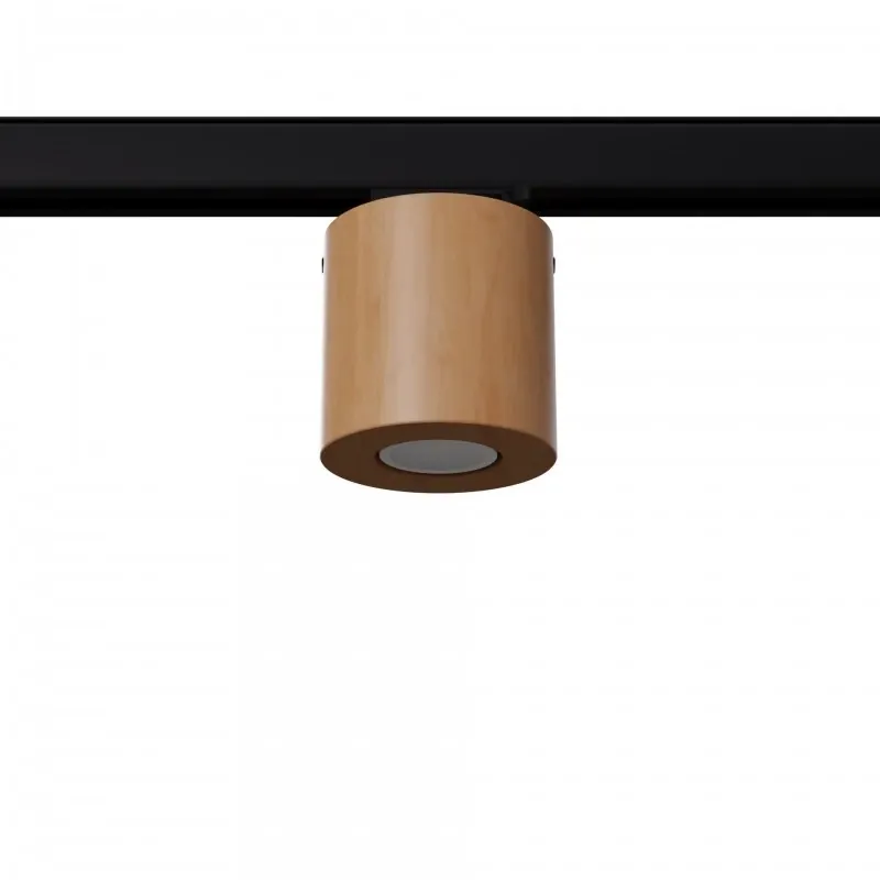 Plafon ORBIS naturalne drewno GU10 4000K 7W 530lm B Tylko do końca tygodnia
