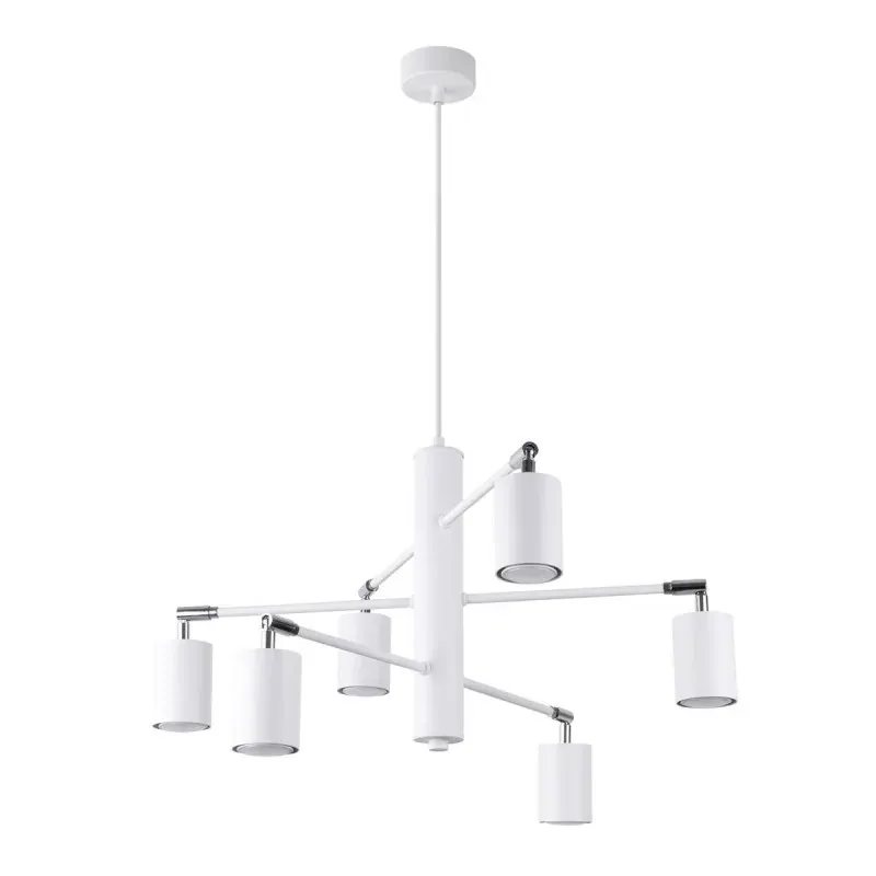 Bestseller Biały żyrandol LEMMI 6xGU10 SL.1206 Sollux lighting