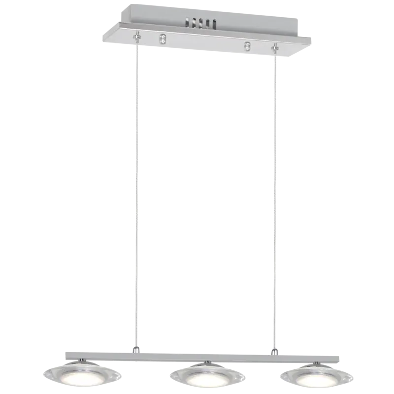 Niska cena Chromowe oświetlenie wiszące LED x 3 15W 4000K ELLIPSE ML416 EKO-LIGHT