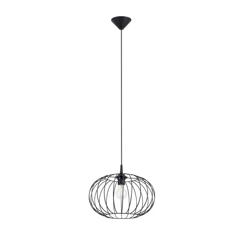 Szybka wysyłka Czarna lampa wisząca TSUNO E27 SL.1185 Sollux lighting