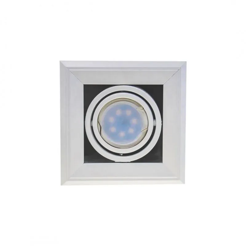 Darmowy zwrot Oprawa podtynkowa kwadratowa GU10 1x7W BLOCCO ML471 EKO-LIGHT