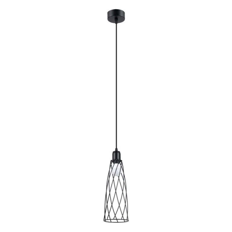 Czarna lampa wisząca SUBA 1 E27 SL.1165 Sollux lighting Dostępne od ręki