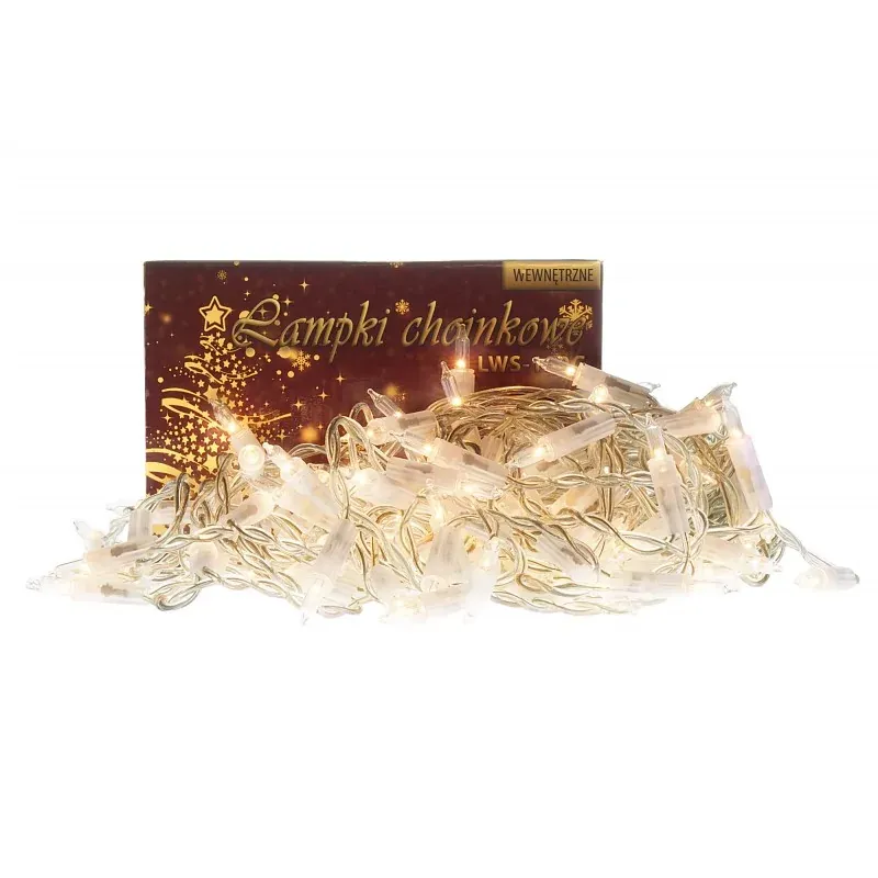 Szybka wysyłka CH/0010 Lampki choinkowe sople kurtyna LWS-100 G ciepła biała RUM-LUX