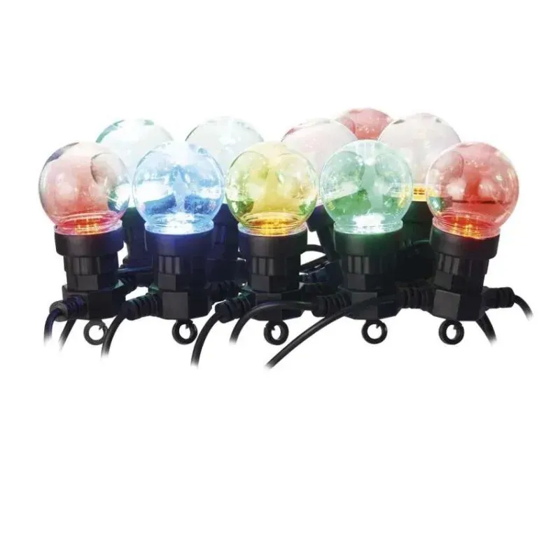 Taniej DCPM01 Girlanda kolorowe żarówki kulki multikolor 5m 10X5 LED IP44 EMOS