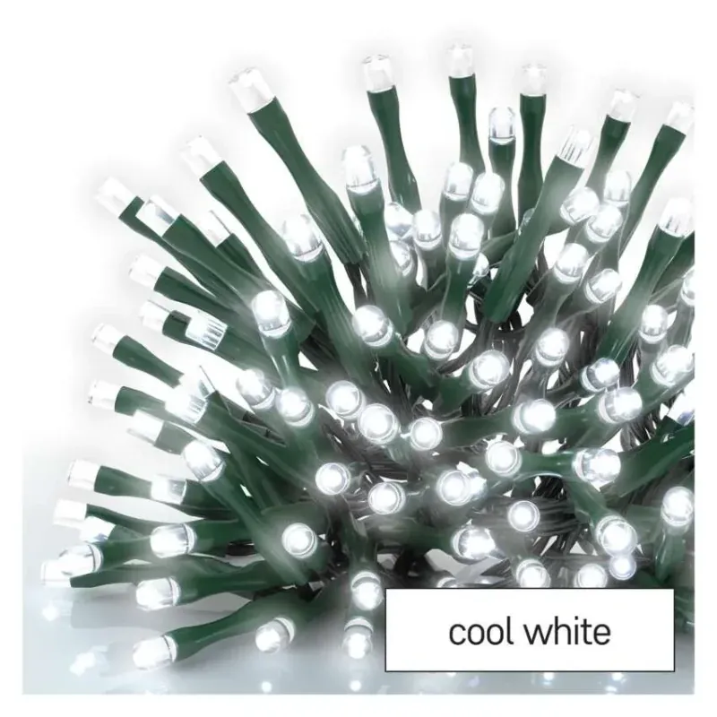 Tradycyjne światełka na choinkę Classic 180 LED 18m zimna biel IP44 timer D4AC04 EMOS Wyjątkowa oferta
