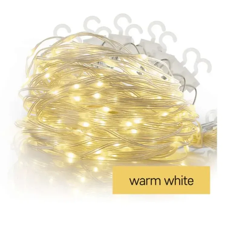 Światełka - kurtyna świetlna 100xLED drop łezki 2,9m ciepła biel 8 programów IP44 LED D3CW02 EMOS Szybka dostawa