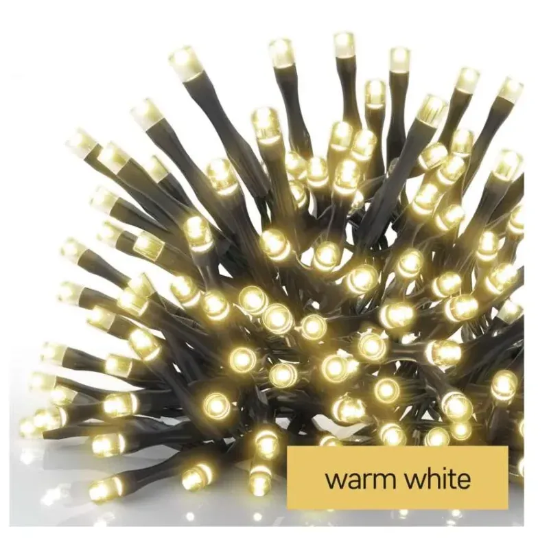 Światełka sople - girlanda łączona 100 x LED 2,5m ciepła biel, timer D1CW02 EMOS Wyjątkowa oferta