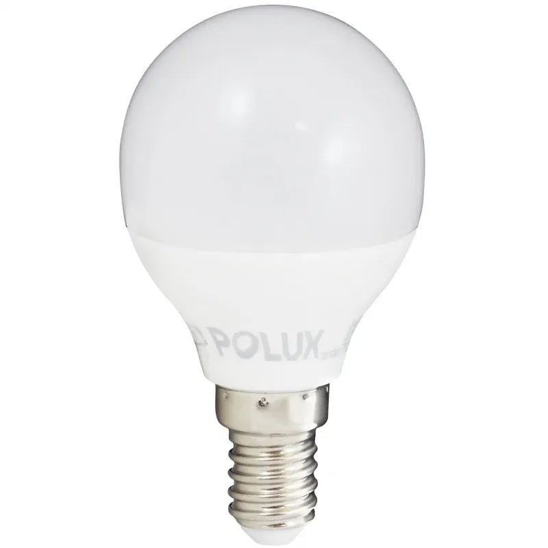303936 Żarówka LED E14 kulka 6,3W ciepła 3000K 560lm G45 POLUX Oferta