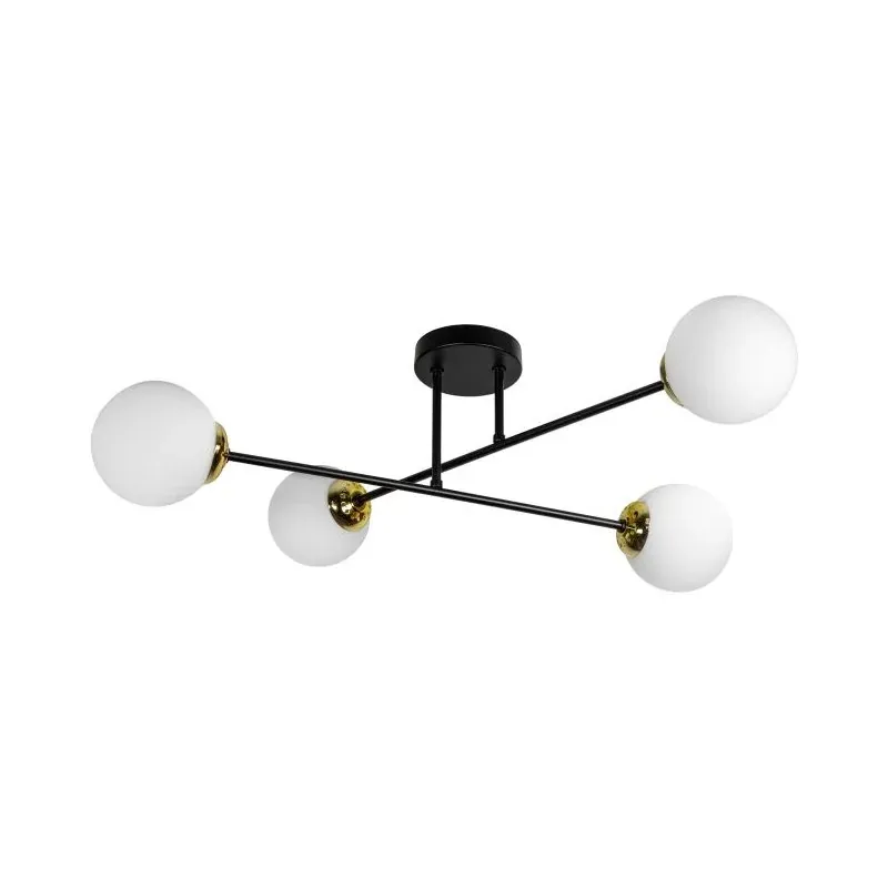 Wyjątkowa oferta Lampa sufitowa białe kule E27 4x60W LEIA AD-LD-6438B-CE27SM ORNO
