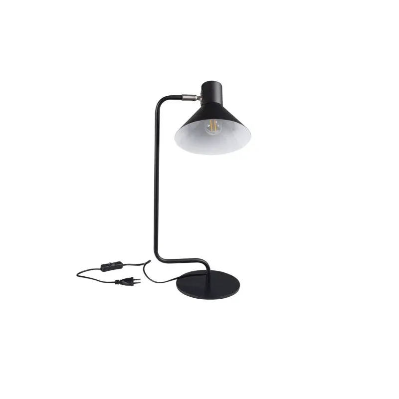 Oferta limitowana Lampa stołowa czarna z metalu E14 1x40W NEDIA 34475 KANLUX