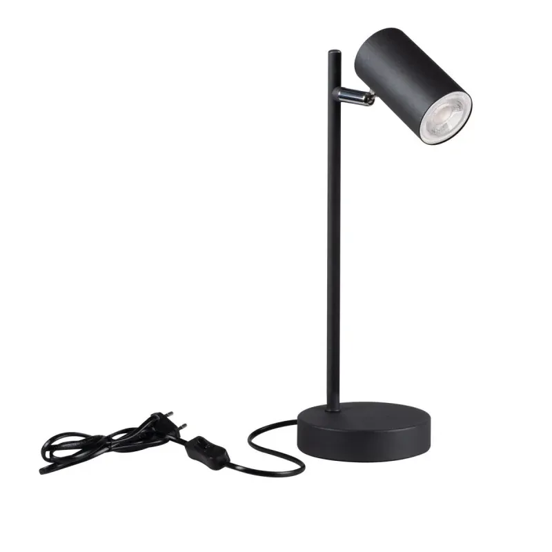 Lampa stołowa ruchoma czarna EVALO TL GU10 B-SR 35786 KANLUX Hit cenowy