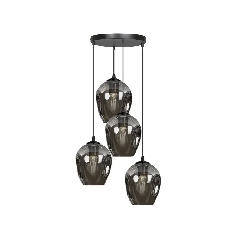 Efektowna lampa wisząca czarna/grafitowa E27 3x60W IRIS AD-LD-6328B-GRE27SP ORNO Tylko do końca tygodnia