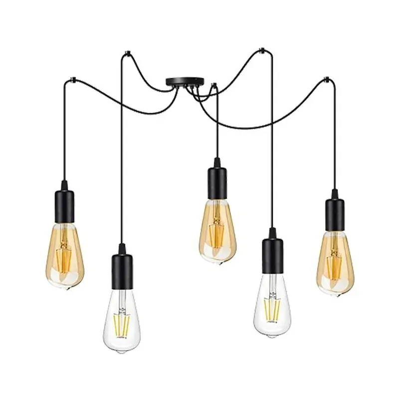 Wyjątkowa oferta Pięciopunktowa lampa sufitowa regulowana E27 5X60W LINO AD-LD-6360BE27 ORNO