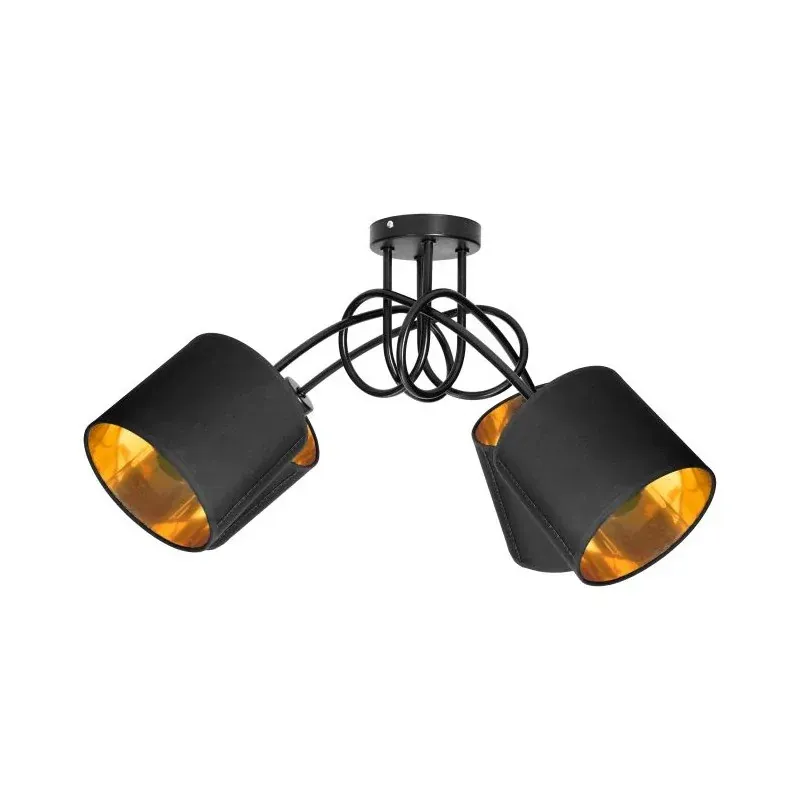 Do wyczerpania zapasów Czarna lampa wisząca poczwórna E27 60W VIGO AD-LD-6356BE27T ORNO