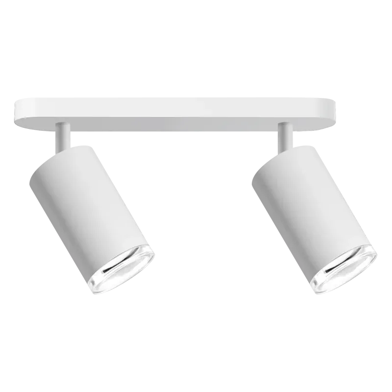 Biała lampa ścienno-sufitowa TURYN 2xGU10 IP44 324795 Polux Cena promocyjna