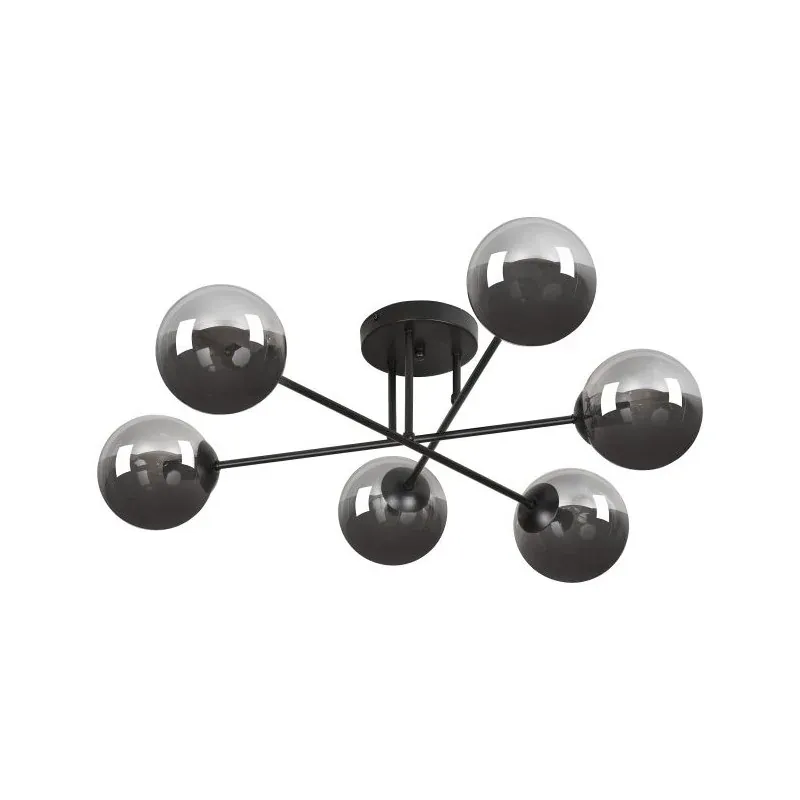 Sześciopunktowa lampa wisząca szklana E14 6x40W BARI AD-LD-6330B-GRE14SP ORNO Kup online