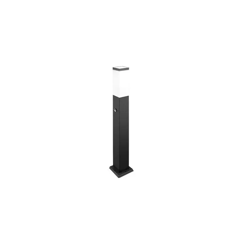 Oferta limitowana Czarna ogrodowa z czujnikiem ruchu lampa LED E27 Havana 65cm 4909 LVT