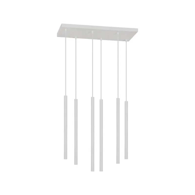 Zniżka Loftowa lampa wisząca biała 6 tub x G9 20W HARMONI AD-LD-6318WG9 ORNO